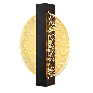 Aplique de pared regulable dorado