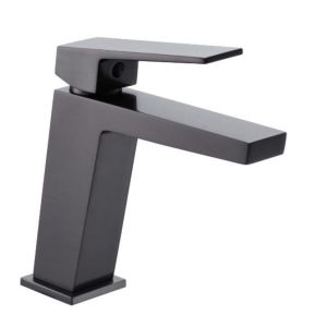 Monomando lavabo black gun metal serie art