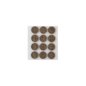Lainex12 almohadilla de fieltro adh diam22mm - inofix - blanco - espesor 3m