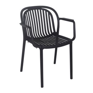 Oviala - sillón de terraza negro