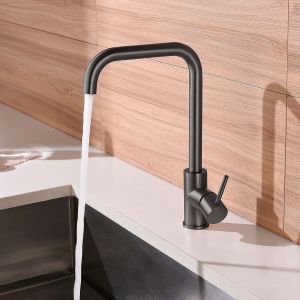 Grifo de cocina monomando sky bath gris mate inox s304