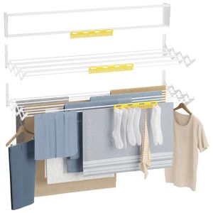 Newlux tendedero plegable pared wall v120 12cm blanco