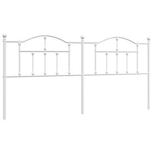 vidaXL cabecero de metal blanco 193 cm