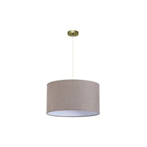 CoLGante happy 3xE27 cuero/gris regx50x50 cm sin difusor