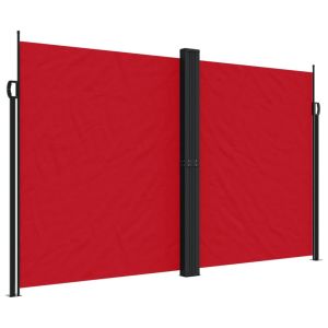 vidaXL toldo lateral retráctil rojo 200x600 cm