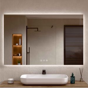 Espejo baño LED regulable antivaho 80 x 100 cm (al x an) bellobath