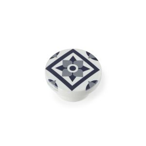 Pomo para mueble rei e244 | 38x38x22 mm | gris | haya