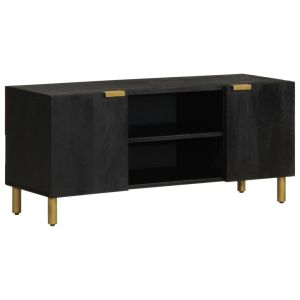 Práctico mueble de tv con almacenaje 105 x 33