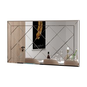 Espejo de madera <<pauli>> - 120 x 60 cm - blanco