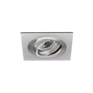 Aro empotrable cuadrado orientable 704d-05 jiso aluminio 92x92mm