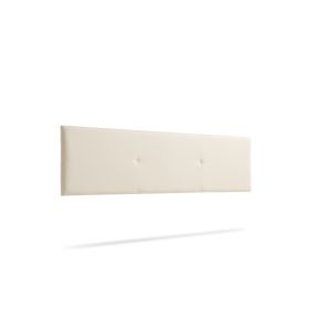 Cabecero tapizado alma polipiel 90x50x5 cm - blanco roto - moonia