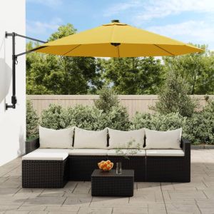 Sombrilla de pared amarillo 290 cm eerf4305