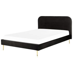 Cama terciopelo flayat 180 x 200 cm negro