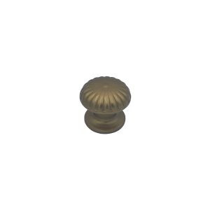 Pomo fijo de puerta, lote de 6, d: 60 mm, aluminio, fijación rápida