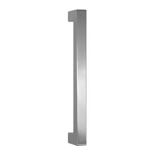 Tirador cuadrado - dist entre ejes=200 mm - acero inox 304 satinado