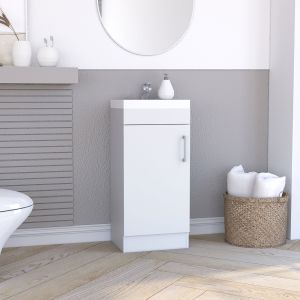 Mueble de baño madrid con 1 puerta y almacenamiento inferior