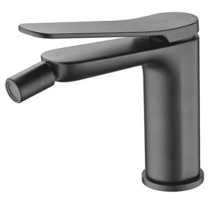 Imex - grifo monomando bidé negro serie dinamarca