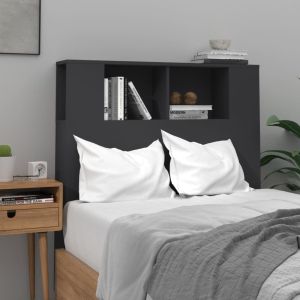 Mueble cabecero negro 100x18,5x104,5 cm es7705