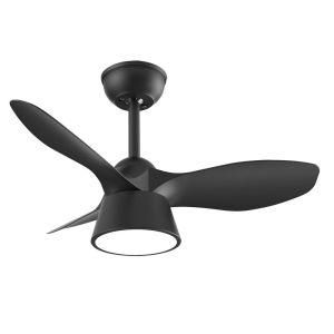 Ventilador de techo LED "cúbico" regulable con control remoto (36w 3cct 268