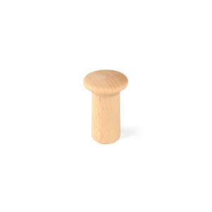 Pomo para mueble rei 7-277.28.95 | ø28 mm | haya crudo