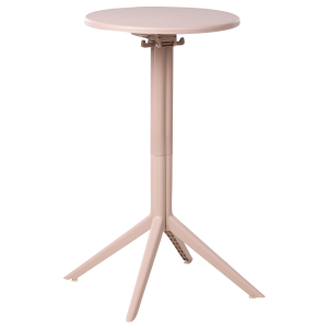 Mesa de bar de jardín legrena 60 cm 60 cm beige