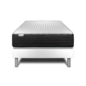 Conjunto vital memo one 90 x 190 cm somier kit blanco