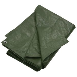 vidaXL lona hdpe verde 180 g/m² 3x4 m