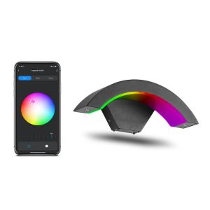 Aplique de pared exterior regulable rgb 9 w