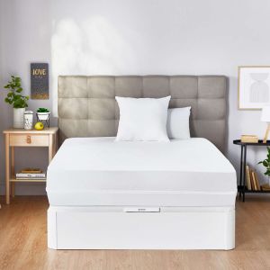Funda de colchón 200x196 pikolin home antichinches cierre hermético