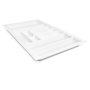 Cubertero modelo mauro para cajón acabado blanco para módulo 900