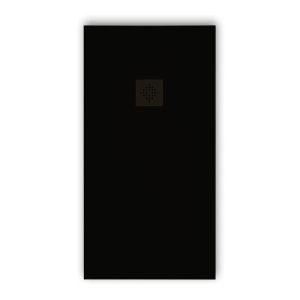 Plato de ducha pizarra pure negro  100x200 cm