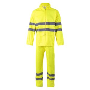 Traje lluvia av xl amarillo flúor