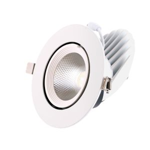 Foco downlight LED 24w 3600lm 4000ºk circular orientable 40.000h  [ho-cob-