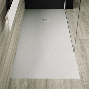 Plato de ducha pizarra pure gris  70x160 cm rejilla color