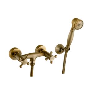Grifo monobloc de ducha serie clasica en antique