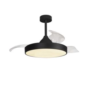 Mantra ventilador de techo LED alaska mini 45w negro 2700k-5000k 2500