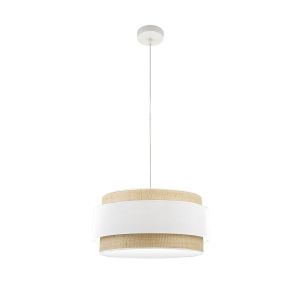 CoLGante kandy 2xE27 natural/blanco regx50x50 cm