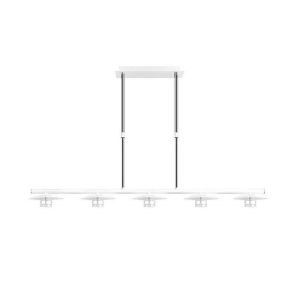 Ciudad del cabo chandelier 30w metal white