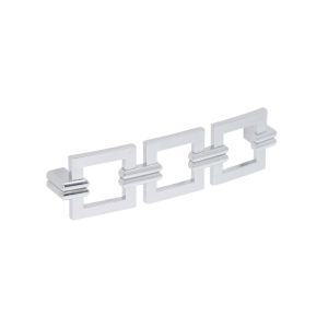 Tirador para muebles en zamac dist entre ejes 128 mm