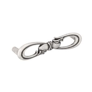 Tirador para mueble 636 en zamac dist entre ejes 96mm brillante lote de 25