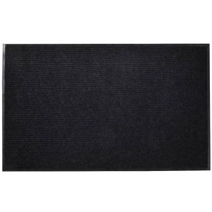 Felpudo negro 90 x 150 cm PVC