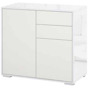 Aparador para salón 79x36x74 cm color blanco Homcom
