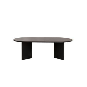 Mesa de centro de madera "sable" - 60 x 119 x 40 cm - madera negra