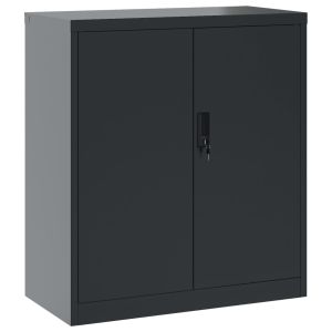 vidaXL armario archivador de acero gris antracita 79x40x90 cm