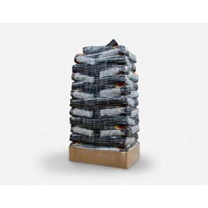 Palet de 75 sacos de briquetas de carbón vegetal de 10 kilos - 750 kilos