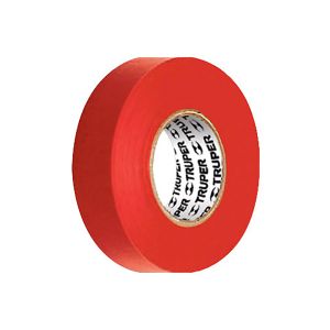 Cinta aislante 19mm 18m Roja