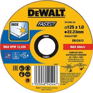 Dewalt dt43902-qz disco de corte de 1 pieza 1 pieza(s)