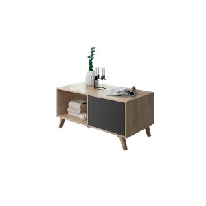 Mesa de centro con almacenamiento 91,5 cm wind puccini - gris antracita