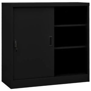 Armario de oficina con puerta corredera 90 x 40