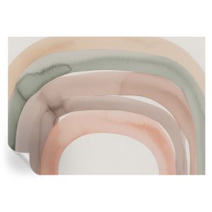 Papel pintado para paredes arcos arcoíris 208x146 tulup